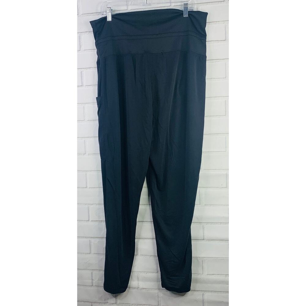NWT Fabletics athletic jogger pants Maj Tricot Pant black XXL women - Picture 4 of 8